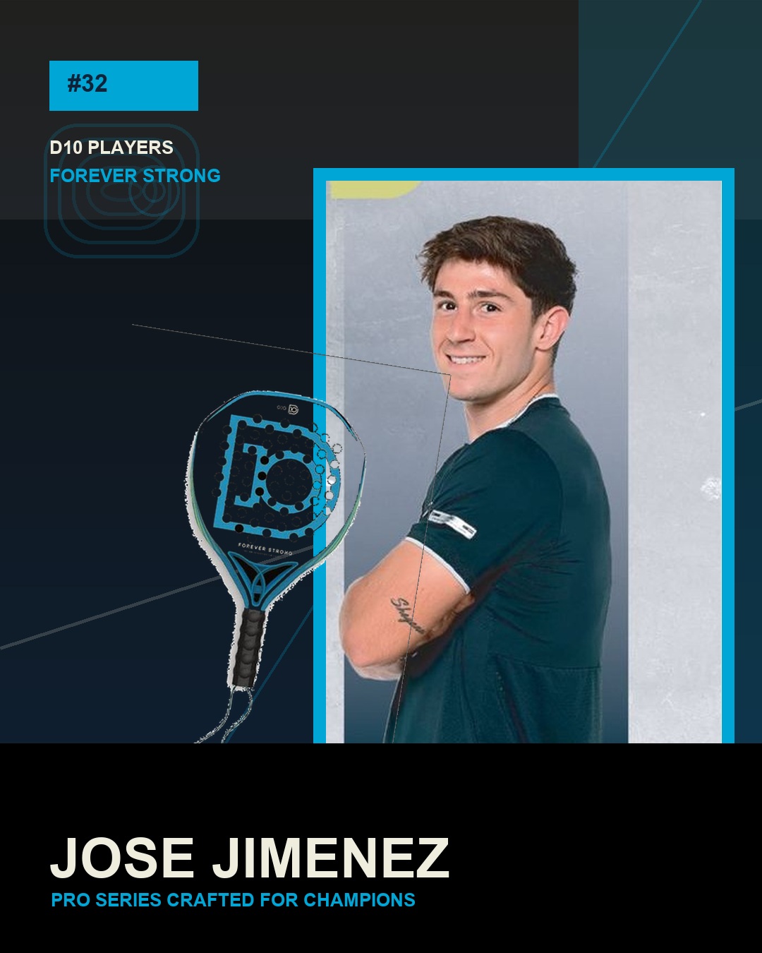 José Jiménez con pala D10 Pro Series
